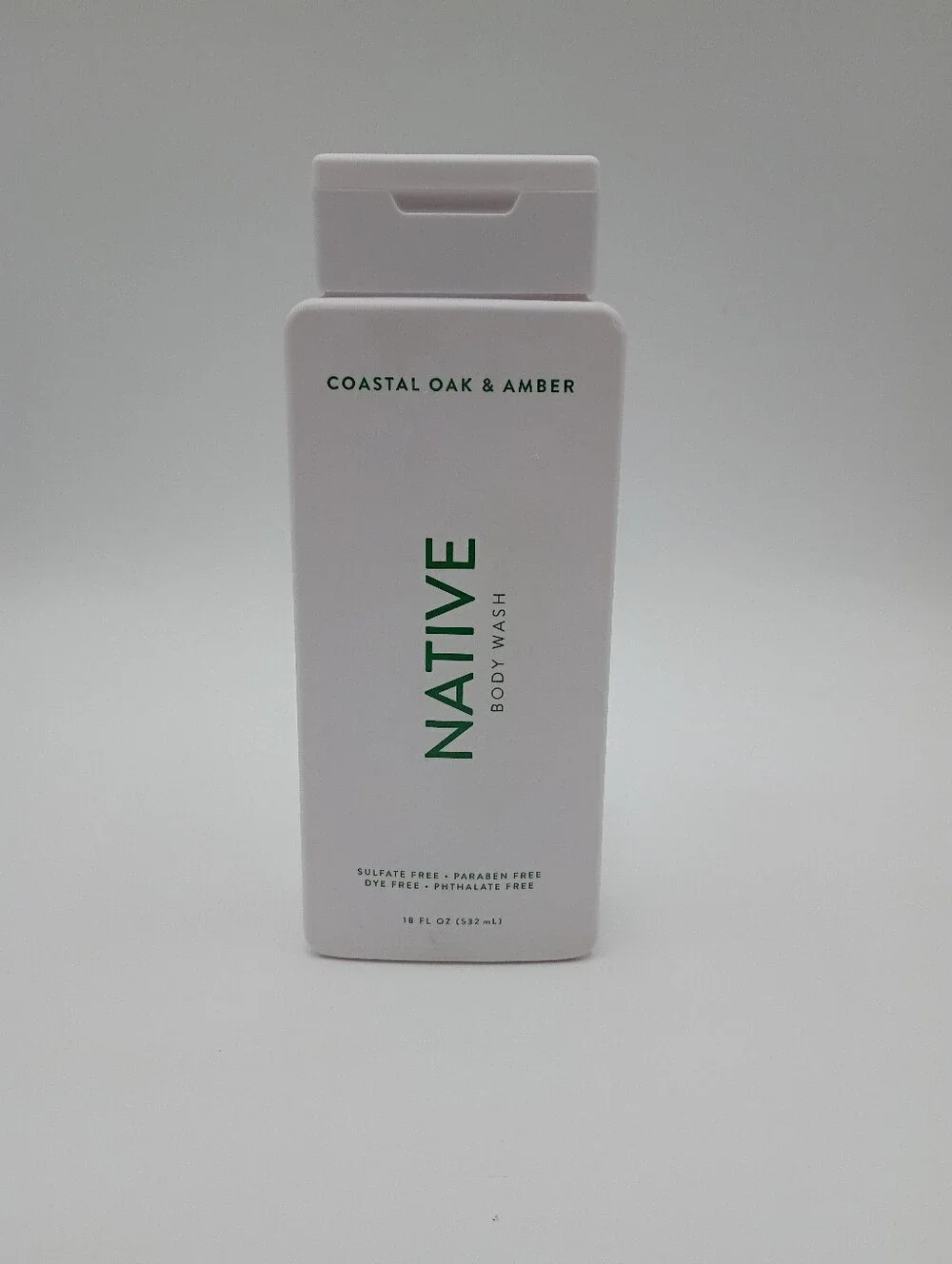 Native Body Wash - Coastal Oak & Amber - Sulfate Free - 18 fl oz